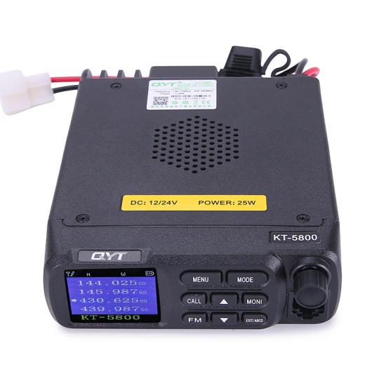 qyt kt-5800 12 / 24v tension double bande quad émetteur-récepteur de secours radioamateur