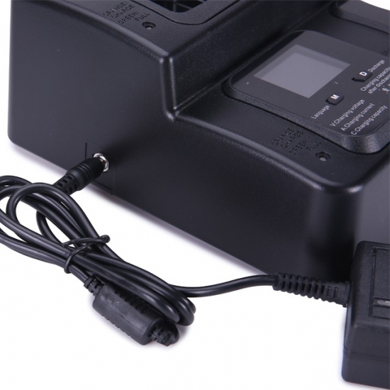 Chargeur de batterie talkie-walkie intelligent à 3 voies de type fente remplaçable personnalisable 