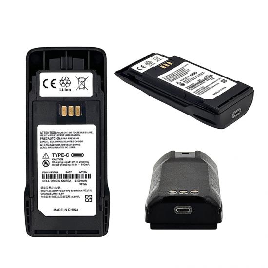 Batterie Li-ion et NI-MH multi-spécifications PMNN4598A avec option TYPE-C pour radio bidirectionnelle R2 / IP55