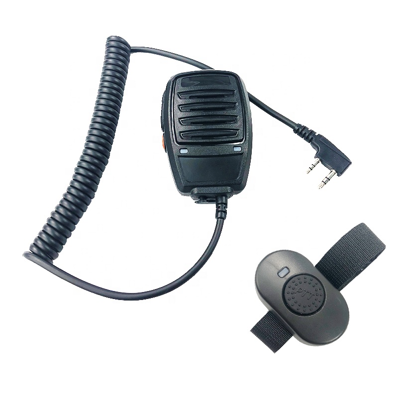 Microphone haut-parleur d'épaule pour talkie-walkie QYT SQ-89 avec adaptateur PTT sans fil pour la conduite automobile